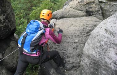 PROGRAM - via ferrata v Saském Švýcarsku s doprovodem